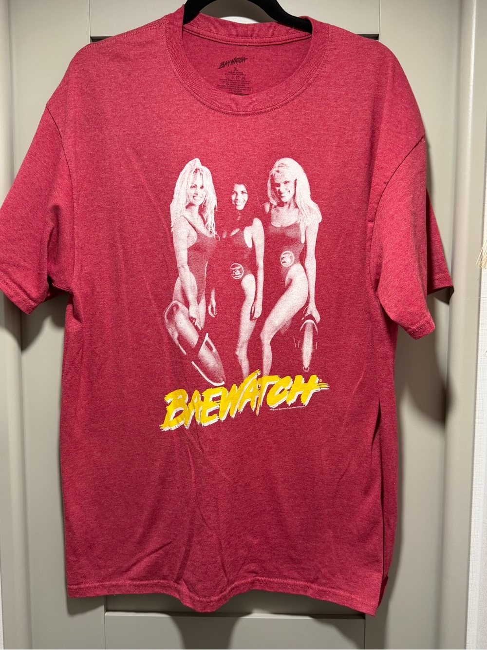 Baywatch Graphic Tee - Red